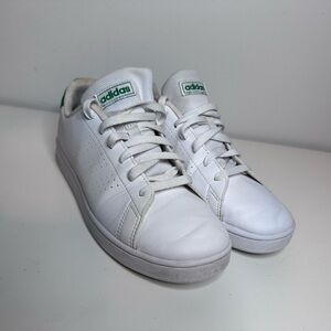 Adidas Classic White and Green Sneakers